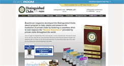 Desktop Screenshot of distinguishedclubs.com